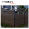 Yandi schmückt den Gartenpool mit Aluminiumpalisadenplatten aus Mamwood