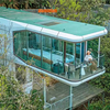 Kundenspezifische Farbe, modernes Design, Luxus-Container-Villa-Kapselhotel, leichte Stahlkonstruktion, intelligentes System, Kapselraum