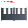 Yandi Aluminium Privacy Estate Gates Automatische elektrische Einfahrtsschiebetüren aus Metall und Aluminium für den Garten und die Terrasse