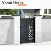 Heißer Verkauf von Pulverlack-Aluminium-Türdesign-Aluminium-Gartenzäunen und -toren