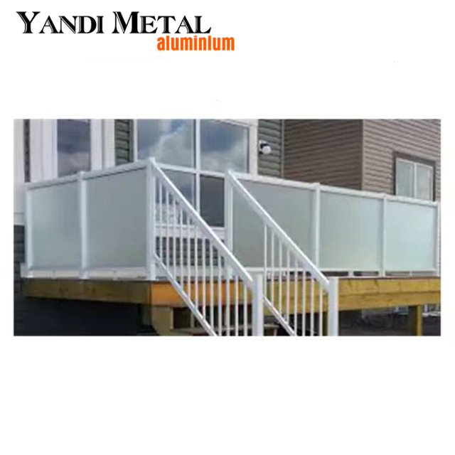 Modernes Design Aluminium-Metall-Balkongeländer Design-Aluminium-Geländer Treppengeländer