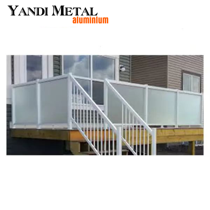 Modernes Design Aluminium-Metall-Balkongeländer Design-Aluminium-Geländer Treppengeländer