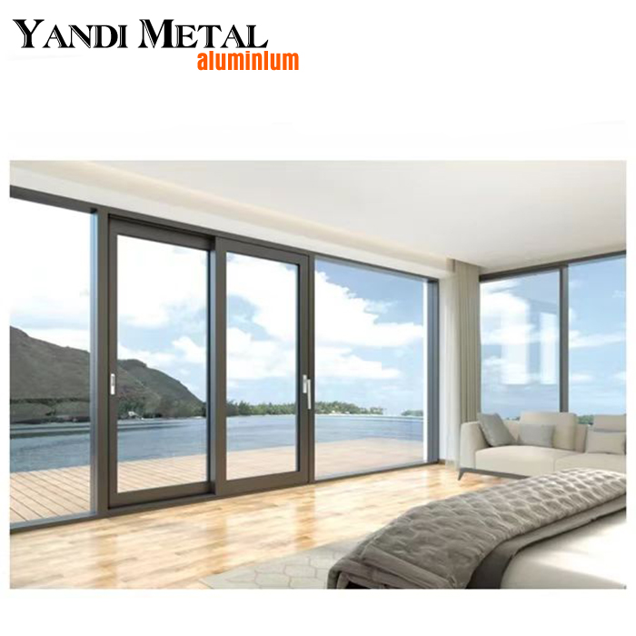 Kaufen Sie Aluminiumfenster mit ultradünnen Rahmen, schöne Bildaluminiumfenster und -türen, Aluminiumsturmfenster zum Verkauf