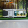 Fertighaus Maßgeschneiderte vorgefertigte Stahlkonstruktion, mobiles Hotel, modularer Verkauf, Öko-Container-Kapselhaus