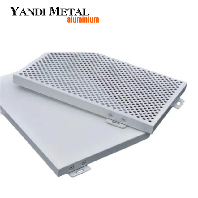 Massive Aluminiumplatte PVDF-Beschichtung Verkleidungsplatte Fassade 3D-Wandmaterialplatte