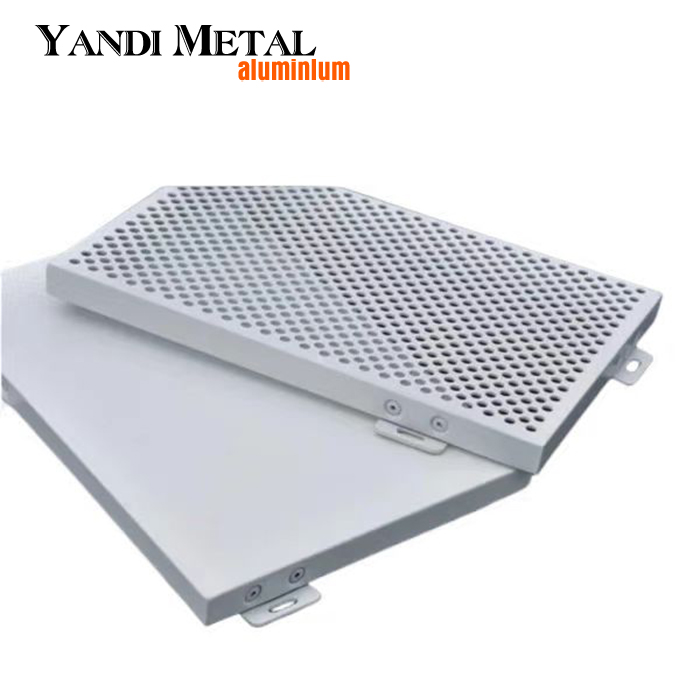 Massive Aluminiumplatte PVDF-Beschichtung Verkleidungsplatte Fassade 3D-Wandmaterialplatte
