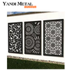 Modernes Design, maßgeschneiderte Aluminium-Zaundekoration, DIY-Garten-Sichtschutz-Metallschirm, lasergeschnittener Aluminium-Schirm