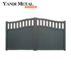 Yandi Aluminium Privacy Estate Gates Automatische elektrische Einfahrtsschiebetüren aus Metall und Aluminium für den Garten und die Terrasse