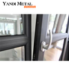 Neues Design, Aluminiumrahmen, Doppelglas-Schaukelfenster, Sicherheitsglas-Aluminium-Schiebefenster
