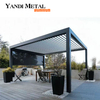 Modernes Design Bioklimatisches System für den Außenbereich Lamellenpergola aus Aluminium Metallpergola in Sondergröße
