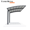 Carport Solar Aluminium wasserdicht mit Glasdach Aluminium Carport Hersteller