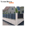 Maßgeschneiderter Wandpaneel-Aluminiumzaun für Yandi-Aluminium-Gartenzaun