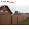 Yandi Factory Gartenzaun aus Aluminium, Holz und Kunststoff