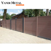 Europa 1,8*1,8 m grauer Garten privater Holz-Kunststoff-Aluminium-Zaunsatz