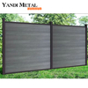 DIY vertikaler Aluminium-Lamellenzaun Garten Außenverkleidung Lamellenzaun Horizontaler Sichtschutz aus Aluminium-Lamellenzaun