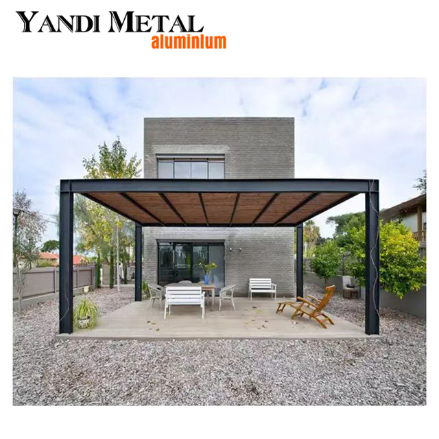 Heiße verkaufende neue Pergola-Aluminium-Schattenfensterläden für den Außenbereich, Pergola-Dachfensterläden wasserdicht