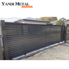 Moderne Aluminium-Faltschiebetüren für den Vordereingang aus Aluminium für rahmenlose und Schiebetürprofile