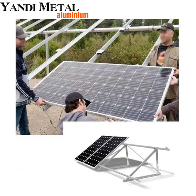 OEM-Aluminium-Solarpanel-Rahmen. Kundenspezifisches Aluminium-Extrusions-Solarpanel-Profil