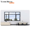 Yandi Factory Direktvertrieb professionelles Design-Doppelverglasung-Aluminium-Isolierfenster