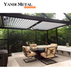 Hochwertige, maßgeschneiderte, bioklimatische mobile Aluminium-Lamellenpergola aus Aluminium in modernem Design