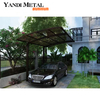 Aluminium-Carport mit Oberlichtdach. Heißer Verkauf. Wirtschaftlicher, attraktiver Carport mit Aluminiumrahmen und Glasdach aus Aluminium