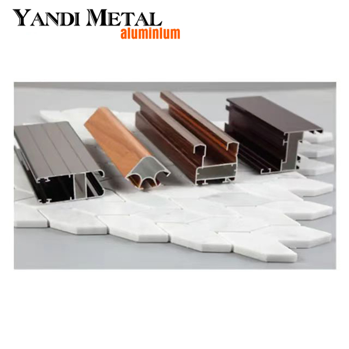 Aluminiumprofil, kundenspezifisches extrudiertes Aluminiumprofil, pulverbeschichtetes Aluminiumprofil, multifunktionales Extrusionsprofil