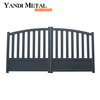 Yandi Aluminium Privacy Estate Gates Automatische elektrische Einfahrtsschiebetüren aus Metall und Aluminium für den Garten und die Terrasse
