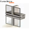 Unsichtbare Rahmen-Aluminium-Vorhangfassade, Glas-Aluminium-Vorhangfassade, Hersteller-Glas-Vorhangfassade aus Aluminiumprofil