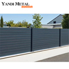 Maßgeschneiderter Wandpaneel-Aluminiumzaun für Yandi-Aluminium-Gartenzaun