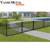 Poolzaun aus Aluminiumlegierung, Yandi, pulverbeschichteter, moderner Metallzaun für den Außenbereich, Garten