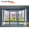 Yandi liefert Häuser mit Push-Pull-Profilen, Aluminium-Schiebetürfenster, Aluminiumfenster, schalldichte Wohnfenster