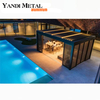 Heiße verkaufende neue Pergola-Aluminium-Schattenfensterläden für den Außenbereich, Pergola-Dachfensterläden wasserdicht