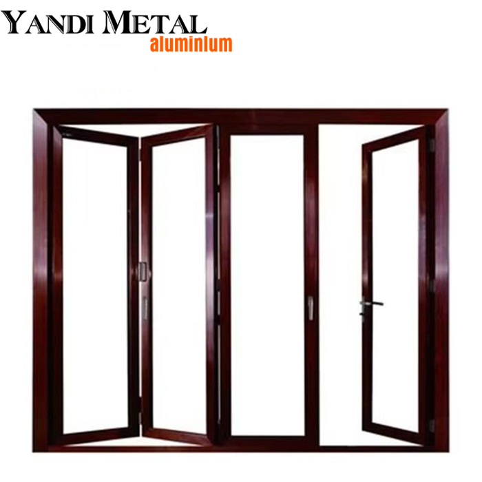 Beliebtes modernes Design, Aluminiumprofil, Glas, Badezimmer, Balkon, Schlafzimmer, indische Schiebetür mit Gaze-Netz