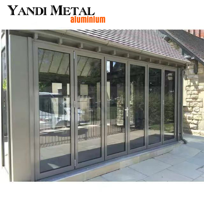 Das meistverkaufte neue, luxuriöse Outdoor-Terrassenschiebetür-Design aus wasserdichtem Glas und Gussaluminium von Toliet