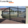Geschweißte Zauntür aus Metall und Aluminium für den Außenbereich, Villa, Haus, Pulverlackierung, Sicherheit vor dem Eingang, Aluminiumtür