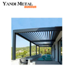 Herstellung wasserdichter Rollläden, Markisen, Aluminiumpergola, elektrisches Dach, bioklimatische Pergola für den Außenbereich