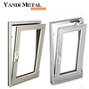 Neues Design, Aluminiumrahmen, Doppelglas-Schaukelfenster, Sicherheitsglas-Aluminium-Schiebefenster