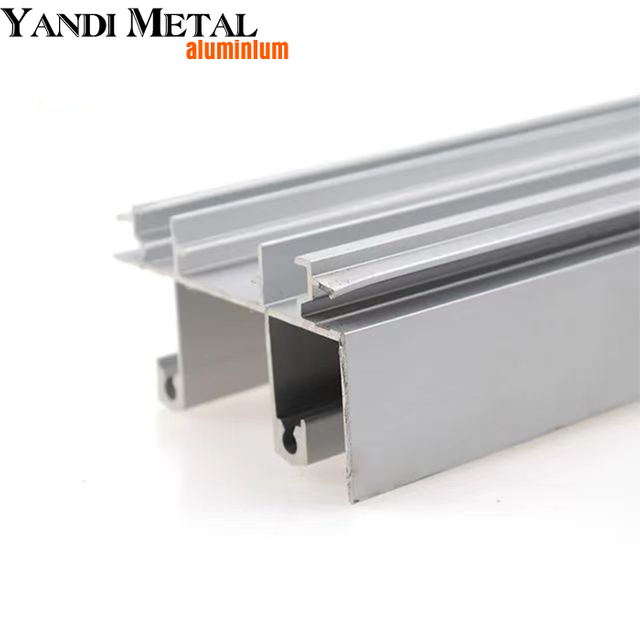 6063-T5-Legierung, eloxiertes Silber, matt, OEM-Aluminiumprofil, Solar für Solarpanel-Rahmen