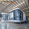 Fertighaus Maßgeschneiderte vorgefertigte Stahlkonstruktion, mobiles Hotel, modularer Verkauf, Öko-Container-Kapselhaus