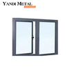 Yandi liefert Häuser mit Push-Pull-Profilen, Aluminium-Schiebetürfenster, Aluminiumfenster, schalldichte Wohnfenster