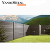 Yandi Factory Gartenzaun aus Aluminium, Holz und Kunststoff