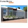 Modernes Design, horizontale Lamellen aus Aluminium, Zaunplatte, Aluminium-Metallzaun, Lamellenzaun aus Lamellen