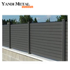 Obere Leitplankenplatte aus Metall, wasserdicht, UV-Schutz, Privatsphäre im Garten, Aluminium-Leitplankenplatte