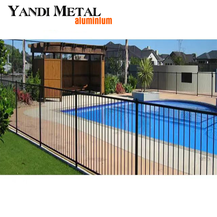 Fabrik Bester Preis Umweltfreundliches modernes Design Aluminium-Poolzaunplatten Balkon Pool Garten Aluminiumzaun