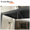 Modernes wasserdichtes bioklimatisches Pergolasystem 3×3 3×4 4×6 Pergola für den Außenbereich, elektrische Dachpergola mit Lamellen aus Aluminium