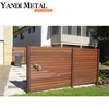 Rostfreie Aluminium-Fensterläden für den Außenbereich, Metallzaun, Wohnhof, Aluminium-Lamellenzaunpaneele für Privatsphäre