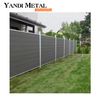 Hochwertiger Holz-Kunststoff-Verbundholz-Kunststoff-Zaun, Aluminium-Pfostenpaneel, Wandpaneel, Gartenzaun für den Außenbereich