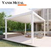 Herstellung wasserdichter Rollläden, Markisen, Aluminiumpergola, elektrisches Dach, bioklimatische Pergola für den Außenbereich