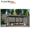 Modernes Design, bioklimatisches Schattendach, wasserdichtes Lamellendach, Lamellenpavillon, Aluminium-Pergola für den Außenbereich, elektrische Pergola aus Aluminium