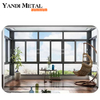 Modernes Design, guter Preis, Doppelglas-Schiebefenster, maßgefertigtes französisches Aluminium-Glasschiebefenster